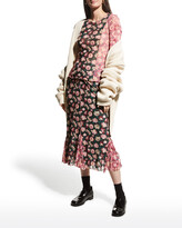Thumbnail for your product : Anna Sui Garden Of Posies Mesh Top