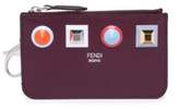 Thumbnail for your product : Fendi Studded Leather Rainbow Coin Holder