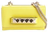 Thumbnail for your product : Valentino Pre Owned: yellow leather 'Va Va Voom' studded convertible bag