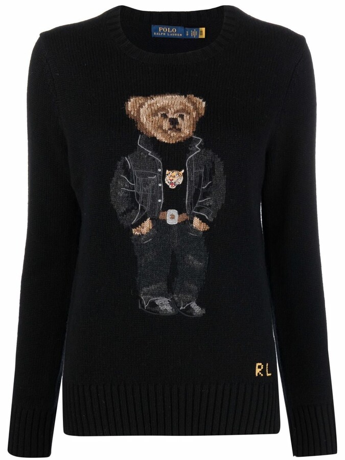 Polo Ralph Lauren Teddy Bear Pullover Jumper - ShopStyle Knitwear