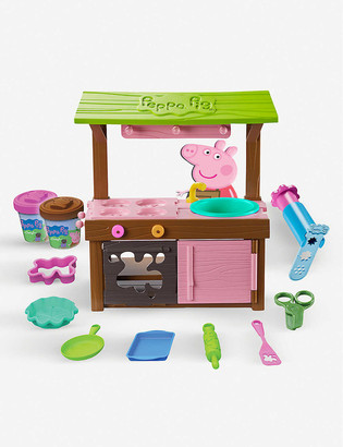 Peppa Pig Mud Kitchen Dough Set 2x Doh & 8x Accessories New Kids Play Toy Age 3+ 