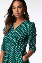 Thumbnail for your product : WallisWallis **Jolie Moi Green Print Dress