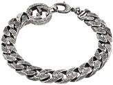 Thumbnail for your product : Gucci sterling silver Interlocking G bracelet