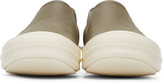 Thumbnail for your product : Rick Owens Taupe Boat Slip-On Sneakers