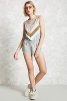 Thumbnail for your product : Forever 21 Chevron Racerback Romper