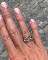 Thumbnail for your product : K Kane 14k Fine Friendship Wide Band Ring, Size 6 and 8