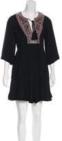 Thumbnail for your product : Twelfth Street By Cynthia Vincent Embroidered Mini Dress