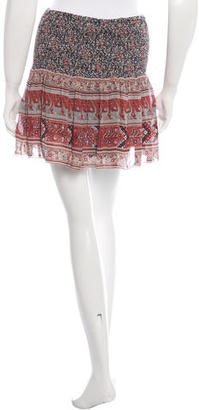 Ulla Johnson Silk Pleated Mini Skirt