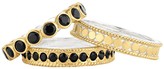 Thumbnail for your product : Anna Beck 18K Gold Plated Sterling Silver Black Onyx Stone