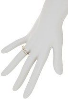 Thumbnail for your product : Judith Jack 10K Gold Plated Sterling Silver Wrap Band Pave Crystal Ring - Size 8