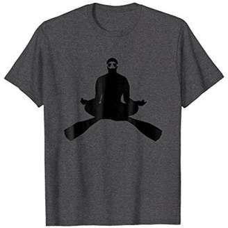 Meditating FreeDiver T-Shirt Freediving Yoga Tee