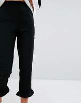 Thumbnail for your product : Monki Ruffle Hem Pants