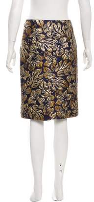Prada 2016 Embroidered Skirt