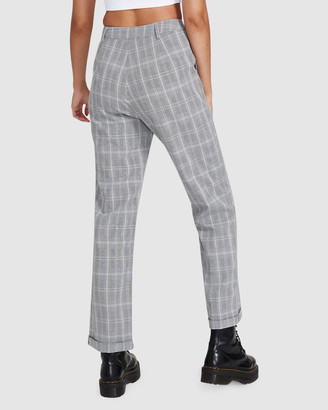 Neon Hart Minnie Plaid Relaxed Straight Leg Pant - ShopStyle Trousers