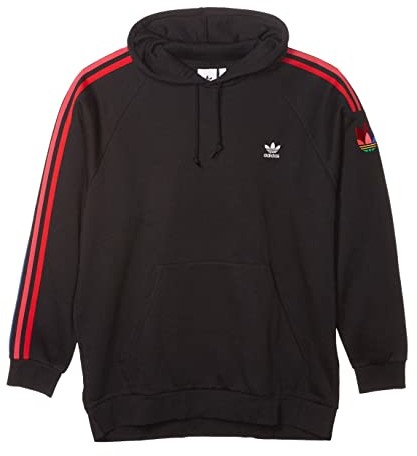 black red adidas hoodie