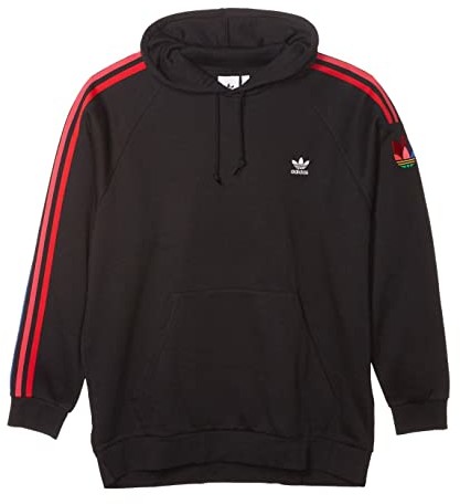 red and black adidas hoodie