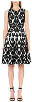 Thumbnail for your product : Alexander McQueen Leaf jacquard dress