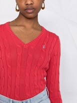 Thumbnail for your product : Polo Ralph Lauren Polo Pony cable-knit jumper