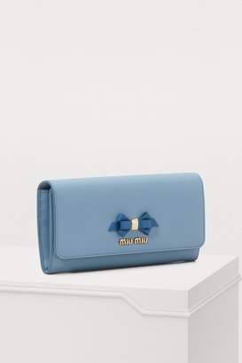 Miu Miu Bow wallet