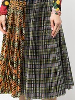 Thumbnail for your product : Chopova Lowena Split Argyle Midi Skirt