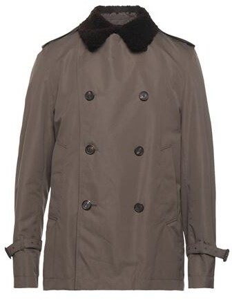 Mens Double Breasted Khaki Coat | Shop the world's largest collection of  fashion | ShopStyle