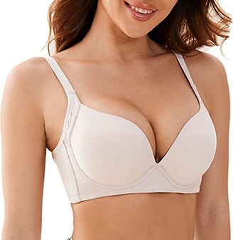 SYMUNTIE Comfortable Push up Bras for Women Full Coverage and Invisible  Lifting T Shirt Bra - ShopStyle