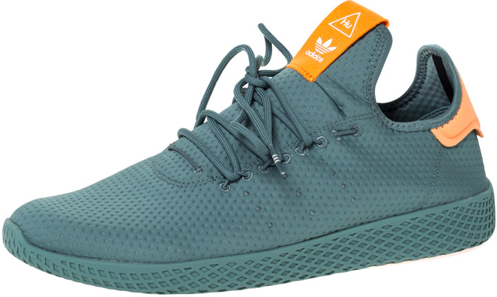 adidas Pharrell Williams x Raw Green Cotton Knit PW Tennis Hu Sneakers Size  46 - ShopStyle