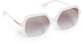 Thumbnail for your product : Burberry Isabella B Stripe Sunglasses
