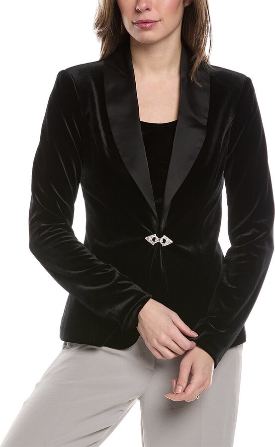 2pc Velvet Jacket & Tank Set