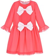 Thumbnail for your product : Hucklebones London Pleated Bow-Detail Tea Dress (2-12 Years)