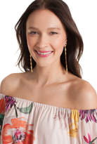 Thumbnail for your product : Trina Turk SUPER BLOOM LINEAR FLOWER EARRING