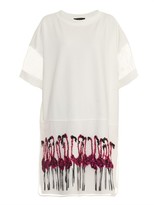 Thumbnail for your product : Giles Flamingo-embellished T-shirt dress