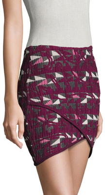 Maje Jooyce Jacquard Mini Skirt