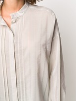 Thumbnail for your product : Fabiana Filippi Brass-Embellished Striped Shirt