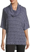 Thumbnail for your product : Allen Allen Cowl-Neck Striped Top