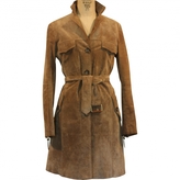 Thumbnail for your product : Max Mara Suede Trench Coat