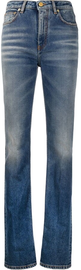 Roberto Cavalli Red Denim Bootcut Jeans L - ShopStyle