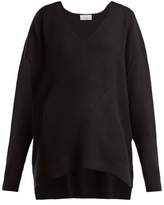Thumbnail for your product : Raey V-neck Ribbed Cashmere Sweater - Womens - Black