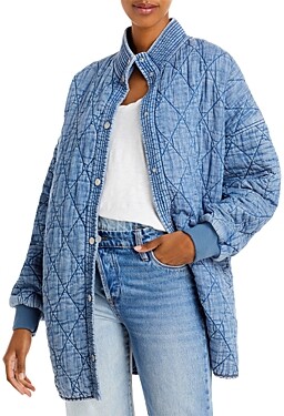 Blank NYC Quilted Denim Jacket - ShopStyle