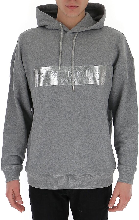 givenchy half zip logo band jacket