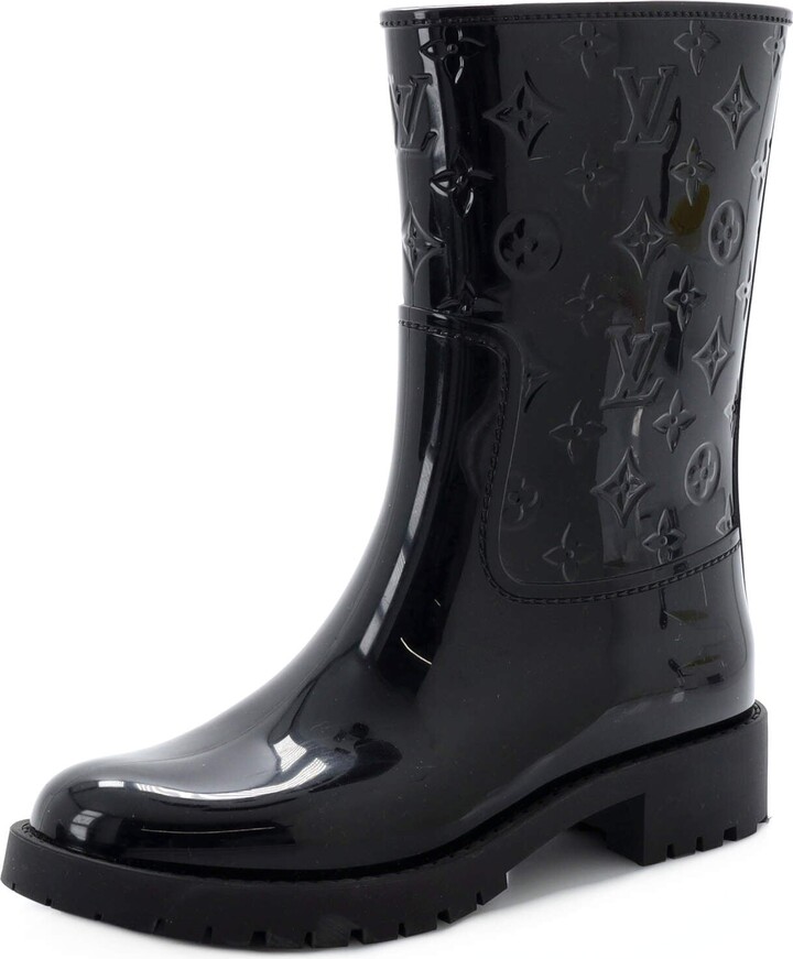 Louis Vuitton Women's Territory Flat High Ranger Boots Canvas and Leather