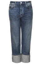 Thumbnail for your product : Topshop Moto deep hem hayden jeans
