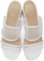 Thumbnail for your product : Maryam Nassir Zadeh White Mesh Martina Sandals