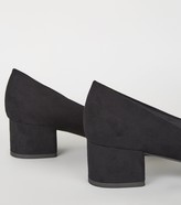 Thumbnail for your product : New Look Suedette Low Block Heel Court Shoes