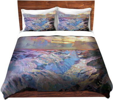 DiaNoche Designs David Lloyd Glover Pacific Ocean Blue Microfiber Duvet Covers