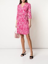Thumbnail for your product : Diane von Furstenberg V-neck wrap front silk dress
