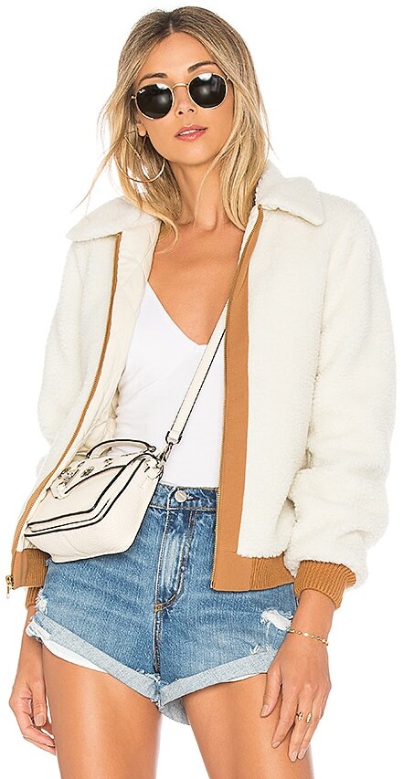Ivory Faux Fur Jacket | Shop the world's largest collection of 