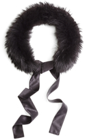 Thumbnail for your product : Brooks Brothers Raccoon Fur Collar with Silk Crepe Ribbon Tie
