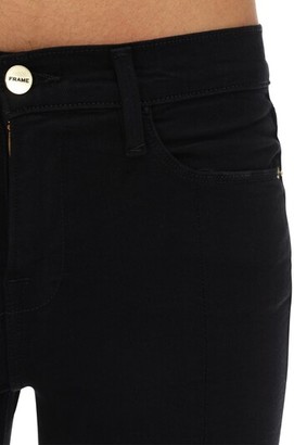 Frame Le High Skinny Denim Jeans W/Front Slits