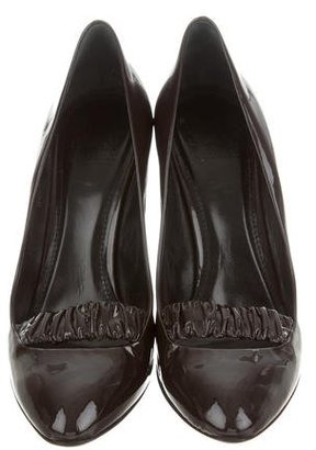 Burberry Patent Leather Pointed-Toe Pumps
